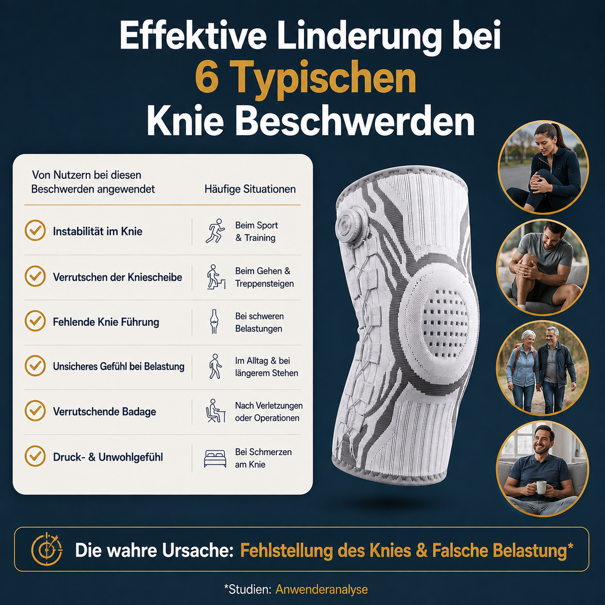 ProBrace | Anti-Rutsch & Individuell Einstellbar + Stabilisierung